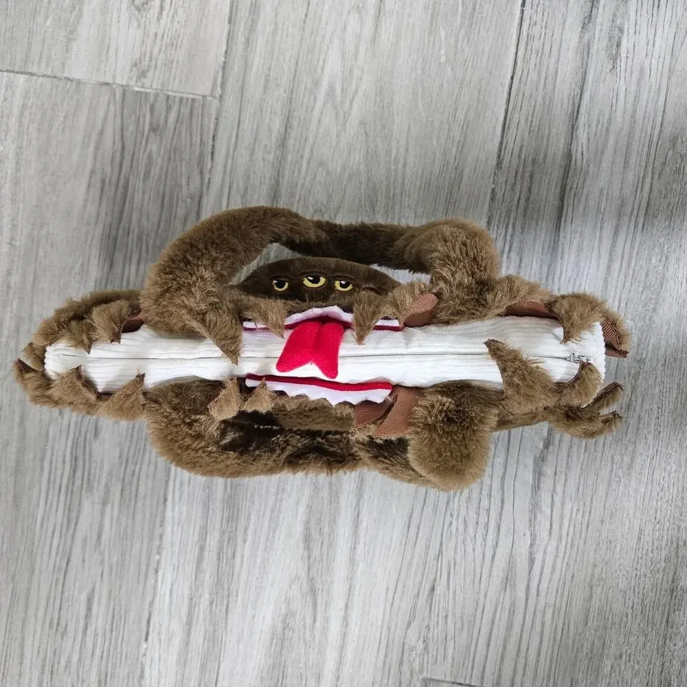 MINISO × Harry Potter The Monster Book of Monsters Plush Handbag – Brown